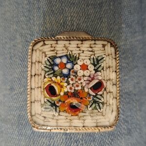 Floral Mosaic Trinket Box
